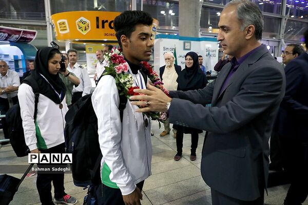 بازگشت تیم ملی دو و‌ میدانی دانش‌آموزان از مسابقات جهانی کرواسی