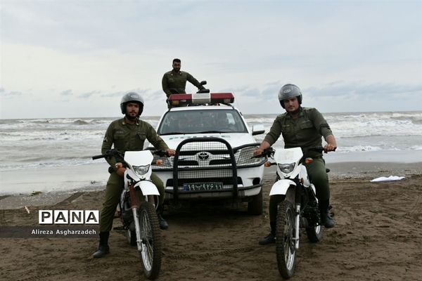 رژه ناجیان غریق و عوامل امداد و نجات در بابلسر