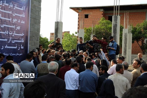 بازدید معاون وزیر کشور  و فرمانده سازمان بسیج مستضعفین کشور ازمناطق‌سیل‌زده سیمرغ