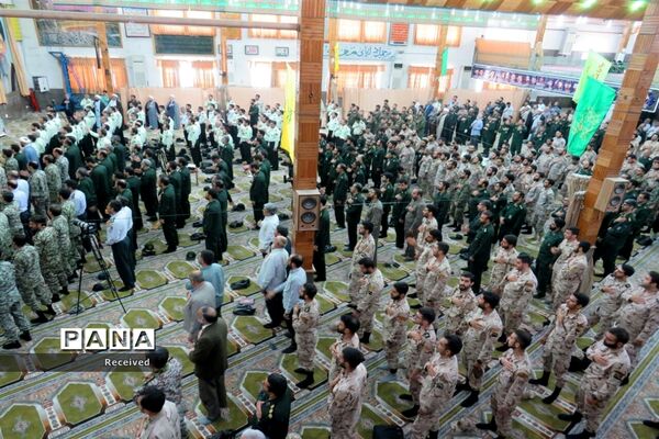 صبحگاه مشترک قرآنی نیروهای مسلح مازندران