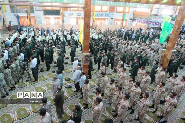 صبحگاه مشترک قرآنی نیروهای مسلح مازندران