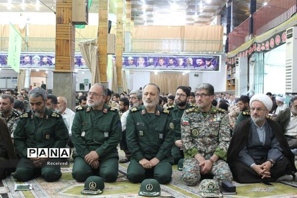 صبحگاه مشترک قرآنی نیروهای مسلح مازندران