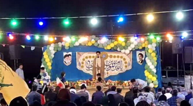 موکب‌های پذیرایی آباده در جشن علوی