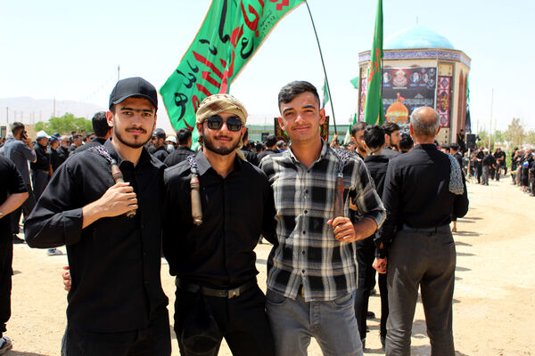 عزاداری تاسوعای حسینی در شهر درق 