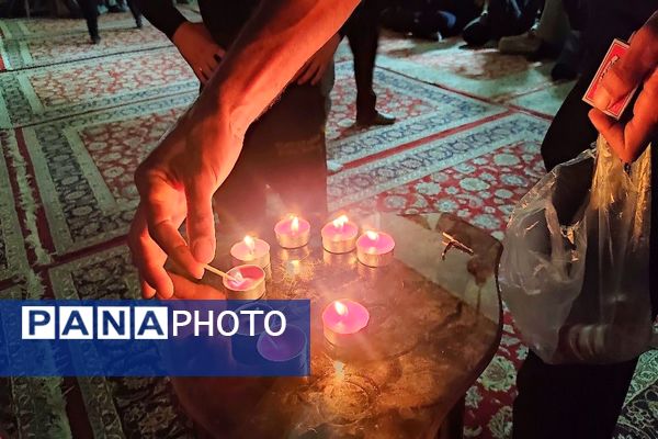 شام غریبان حسینی در مسجد جامع شهر بار