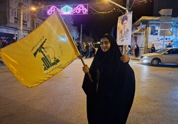  اتحاد و همبستگی در مراسم گرامیداشت چهلمین روز شهادت قائد امت و شهدای دانش‌آموز میناب