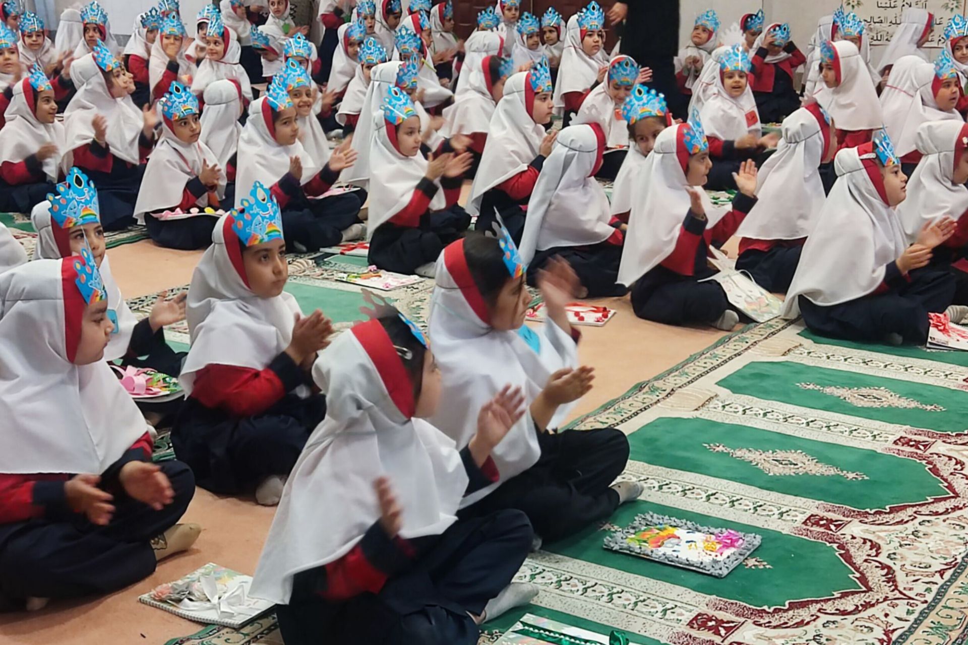 جشن آب در مدرسه رضوان رباط‌کریم