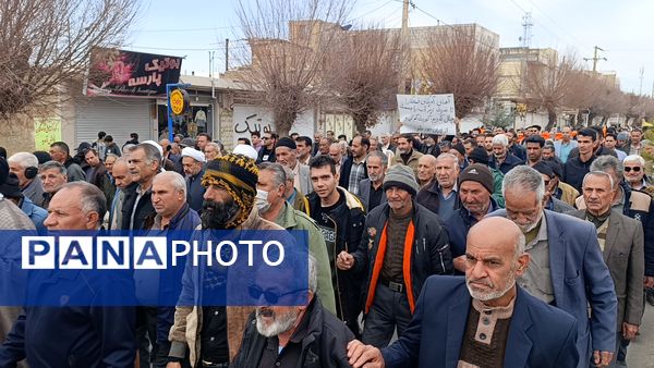راهپیمایی ۲۲ بهمن در مشهدمرغاب