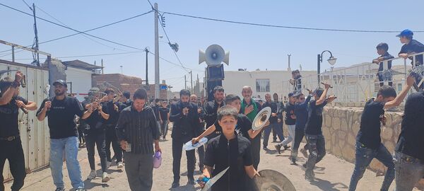 عزاداری ظهر عاشورا در روستای حسن آباد بلهر 
