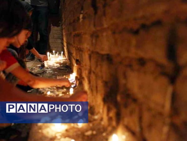 شمع‌های ماتم شام غریبان در لرستان