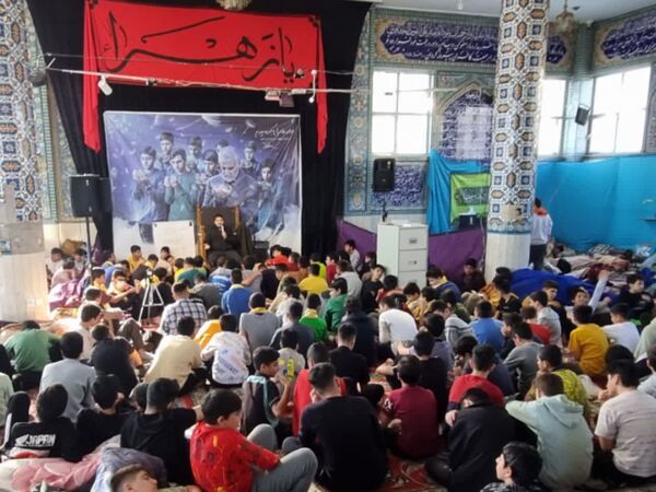 لحظاتی با معتکفین پیشتاز «مدرسه فلسطین» 