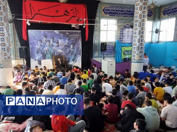 لحظاتی با معتکفین پیشتاز «مدرسه فلسطین» 