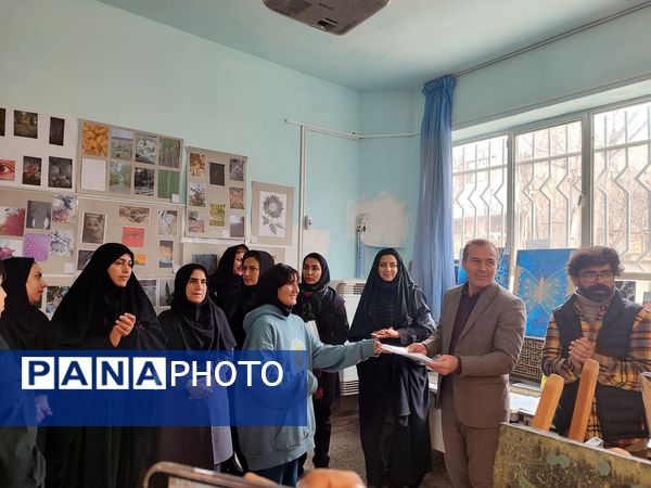 نمایشگاه ماها در هنرستان بصیرت آشخانه