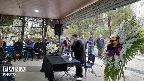تشییع سردار محمدحسن شمس بر دستان مردم نظرآباد