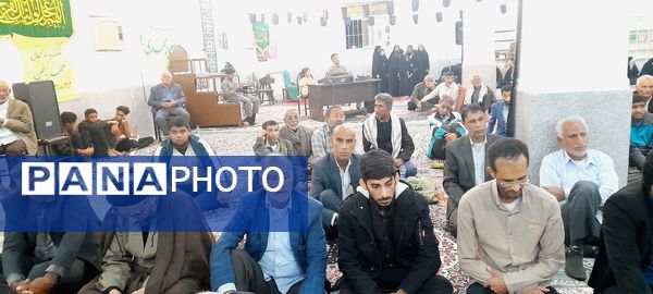 تشییع شهید گمنام در فین