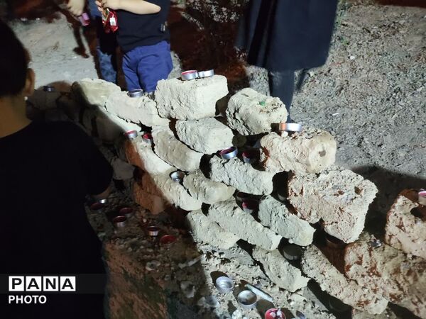 عزاداری مردم  اکباتان و آموزش و پرورش منطقه ۵ تهران