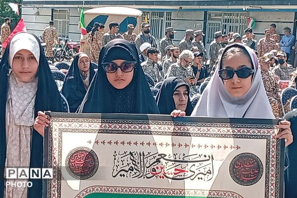 به اهتزار درآمدن پرچم خونخواهی قائد شهید امت در چهاردانگه