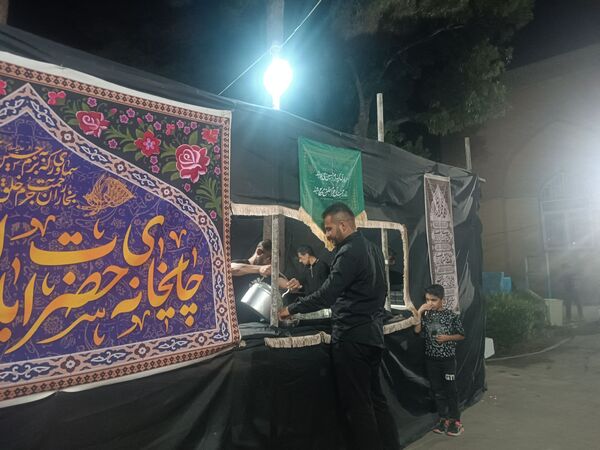 شب اول ماه محرم در هیئت باقرالعلوم نیشابور 