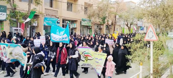 راهپیمایی روز13 آبان در شهر کلات برگزار شد