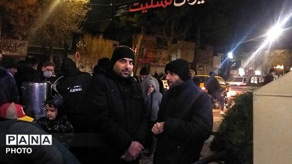گذری بر موکب مردمی شهید مصطفی صدر زاده در دومین شب قدر 