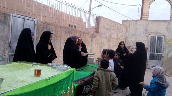 جشن میلاد حضرت زهرا(س) در تکیه علی اکبری فدافن