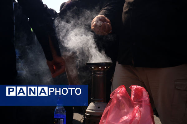 پیاده‌روی جاماندگان اربعین حسینی در تبریز