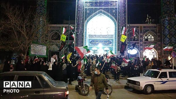 اتحاد و یکپارچگی مردم شهرستان نیشابور در اجتماعات شبانه