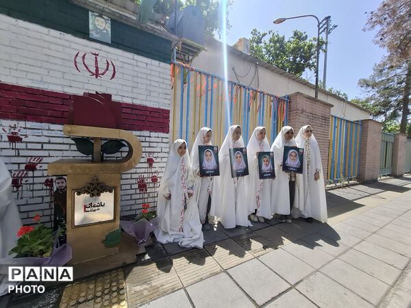 طنین اندازی سرود دختران میقات در مقتل شهید آرمان علی وردی