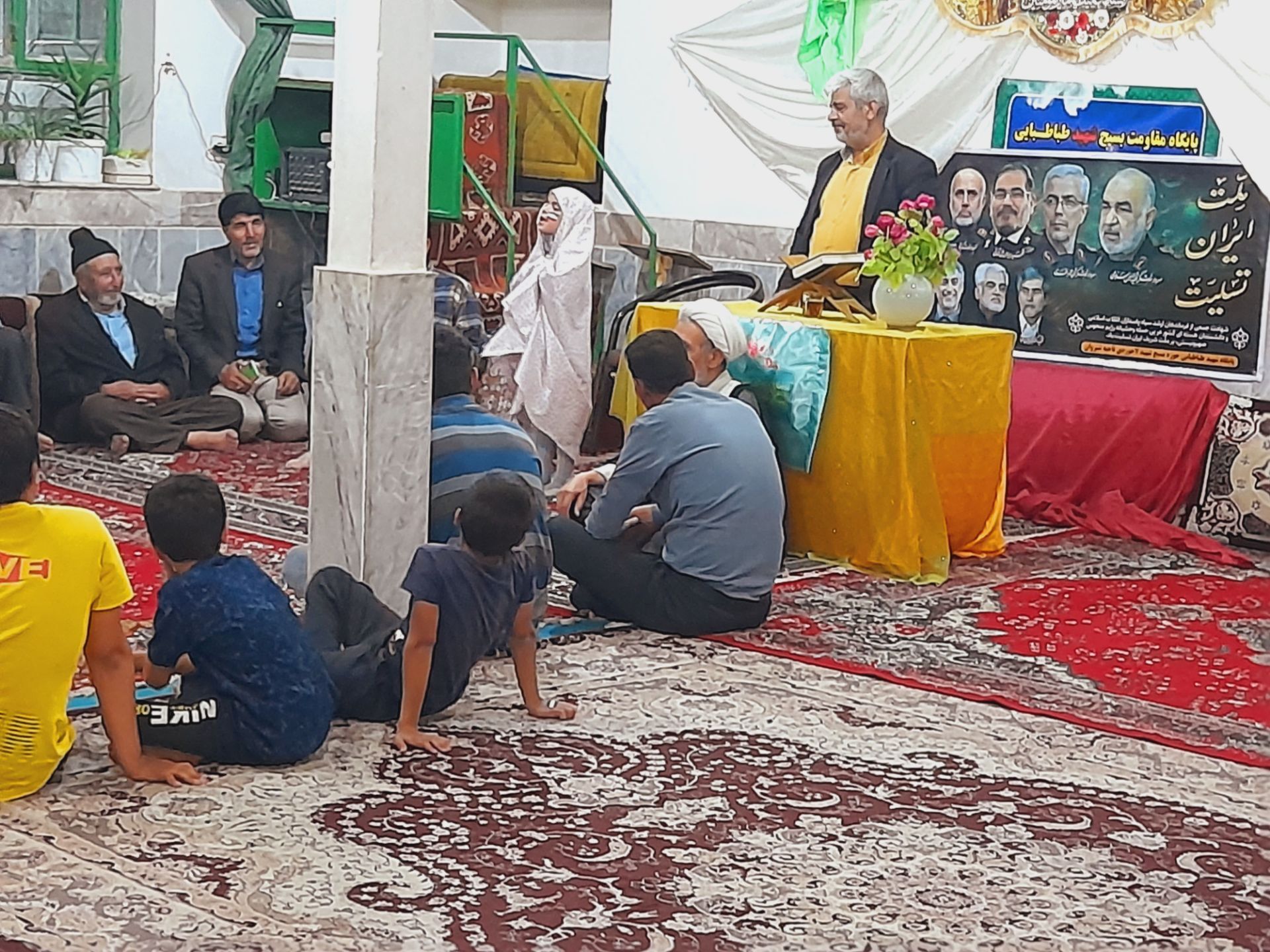 برگزاری مراسم یادبود شهیدان غدیر در روستای چلو شیروان 