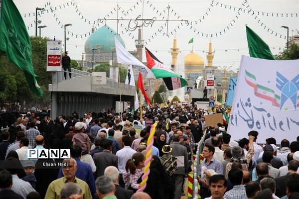 راهپیمایی روز جهانی قدس در مشهد