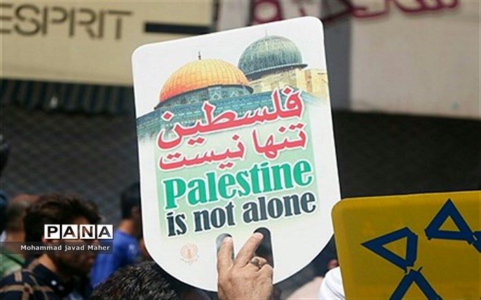 حضور مردم بابصیرت و  ولایتمدار شهرقدس در راهپیمایی روزجهانی قدس