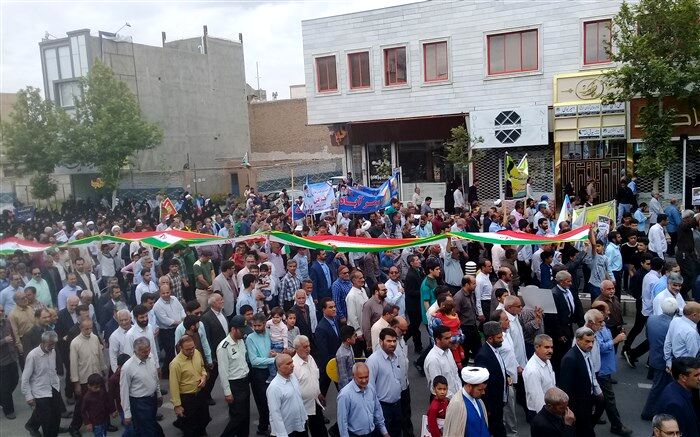 برگزاری راهپیمایی روز جهانی قدس و "نه بزرگ" به معامله قرن