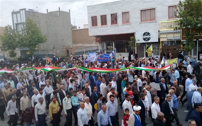 برگزاری راهپیمایی روز جهانی قدس و "نه بزرگ" به معامله قرن