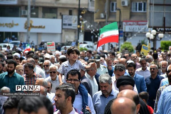 راهپیمایی روز قدس در بابل