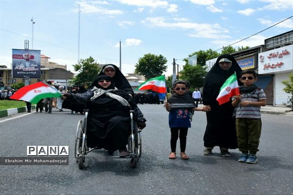 راهپیمایی روز قدس در بابل