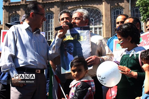 راهپیمایی روز قدس در تبریز