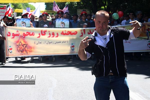 راهپیمایی روز قدس در تبریز