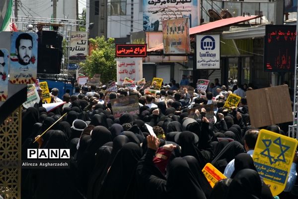 راهپیمایی روز قدس در بابلسر