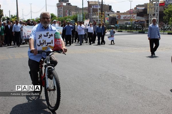 حضور پرشور مردم اسلامشهردر راهپیمایی روز جهانی قدس