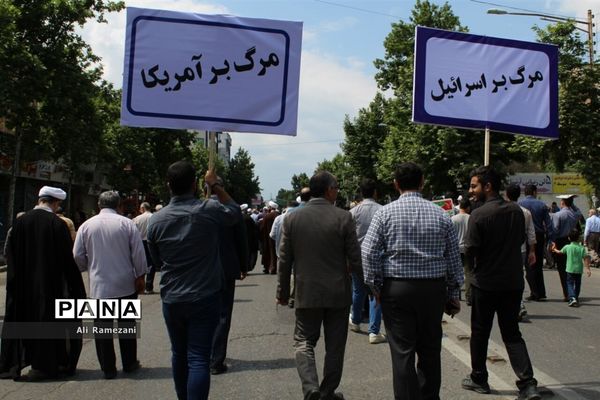 راهپیمایی روز قدس در قائم‌شهر