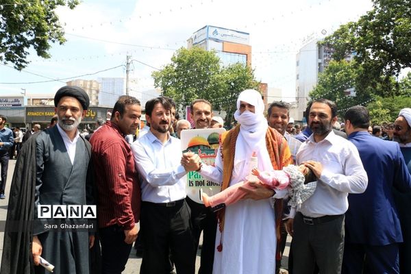 راهپیمایی روز قدس در ساری