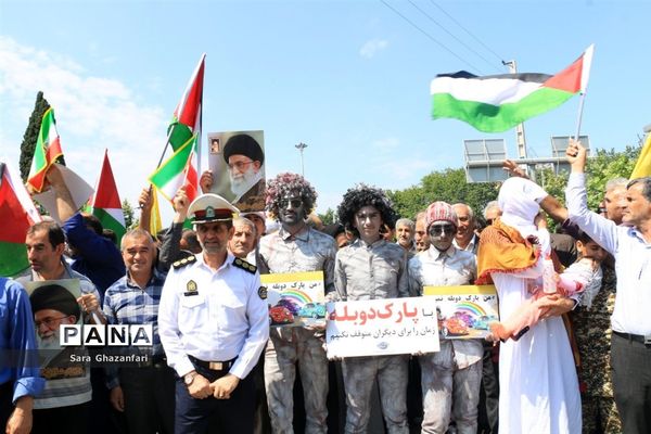 راهپیمایی روز قدس در ساری