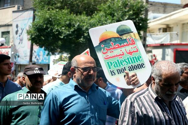 راهپیمایی بزرگ مردم شهرقدس در روز جهانی قدس