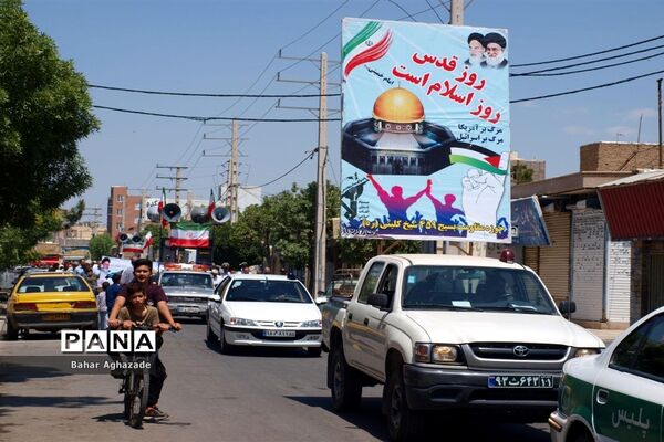 حضور باشکوه مردم فشافویه در راهپیمایی روز جهانی قدس