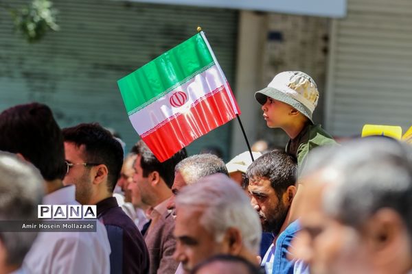 حضور کودکان در راهپیمایی روز قدس