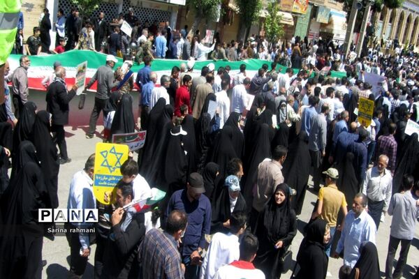 راهپیمایی روز قدس در کرمانشاه