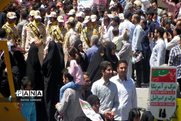 راهپیمایی روز قدس در کرمانشاه