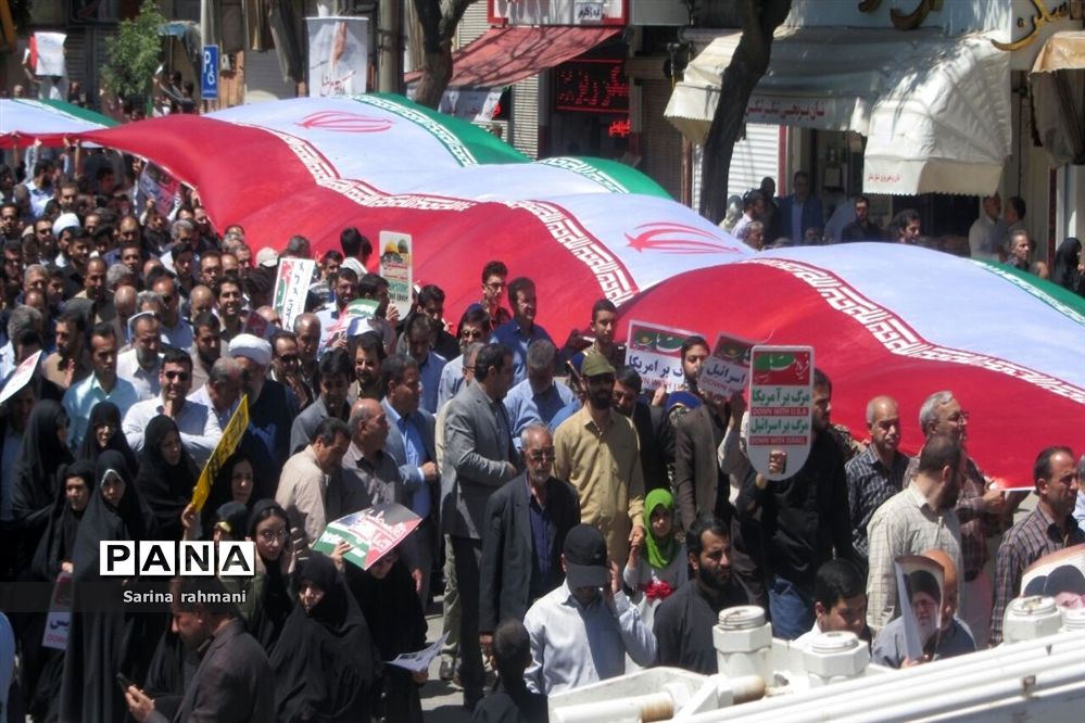 راهپیمایی روز قدس در کرمانشاه