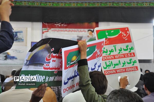 راهپیمایی روزجهانی قدس درشهرستان خوسف خراسان جنوبی