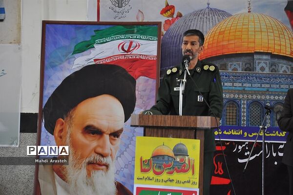 راهپیمایی روزجهانی قدس درشهرستان خوسف خراسان جنوبی